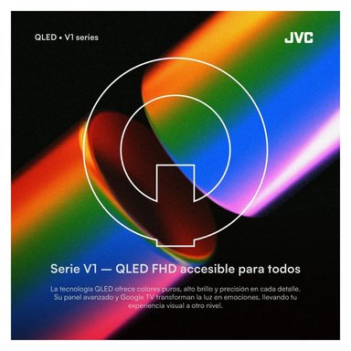 TELEVISOR JVC 43 QLED SMART TV GOOGLE TV FHD - LT-43KM4584 - 4