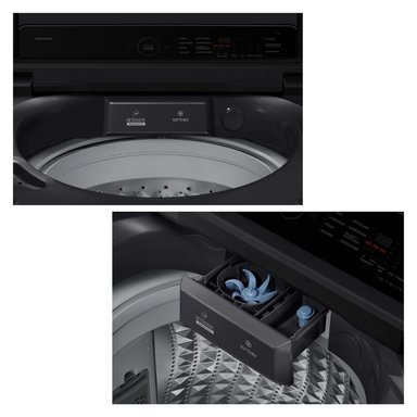 LAVADORA SAMSUNG ECOBUBBLE 19 KG CARGA SUPERIOR GRIS GRAFITO - WA40F19E7CPE - 5