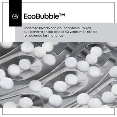 LAVADORA SAMSUNG ECOBUBBLE 19 KG CARGA SUPERIOR GRIS GRAFITO - WA40F19E7CPE - 6