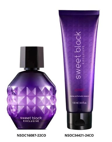 SET CYZONE SWEET BLACK EXCLUSIVE PERFUME Y CREMA