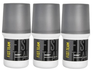 DESODORANTE ROLL-ON CYZONE FIST TEAM 50ML PACK X 3