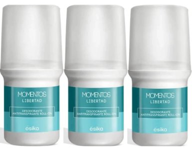 PACK X3 MOMENTOS LIBERTAD DESODORANTE ROLL ON 50ML