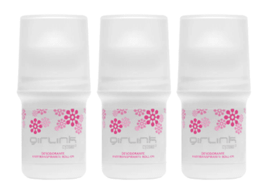 PACK X3 TOTAL GIRLINK DESODORANTE ROLL ON DE CYZONE 50ML