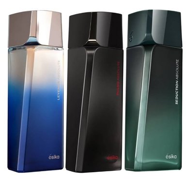 LEYENDA + PULSO + SEDUCTION ABSOLUTE ÉSIKA PERFUME HOMBRE