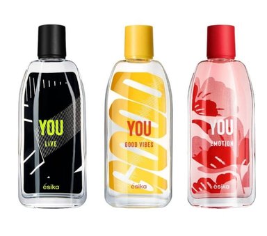 PERFUME YOU LIVE + YOU GOOD VIBES + YOU EMOTION ÉSIKA