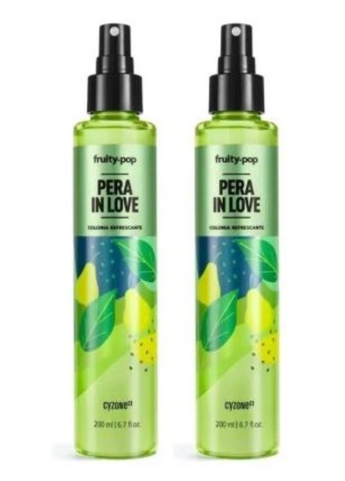 PACK X2 FRUITY POP PERA IN LOVE COLONIA REFRESCANTE 200 ML CYZONE