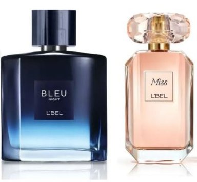 SET DE PERFUMES BLEU NIGHT + MISS LBEL