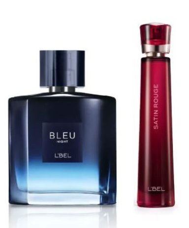 SET DE PERFUMES BLEU NIGHT + SATIN ROUGE