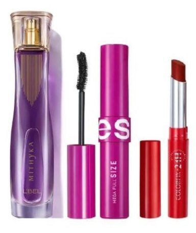 PACK MITHYKA LBEL+ MASCARA PESTAÑAS + LABIAL COLORFIX