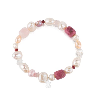 PULSERA TOUS PERLA CULTIVA GEMAS1 PLATA LEY - 3