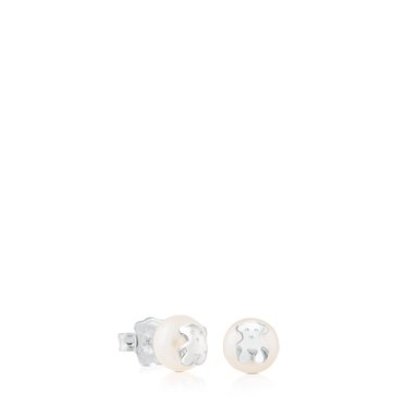 PENDIENTES TOUS 1 PERLA CULT. 8-8.5 PLATA LEY