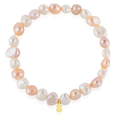 PULSERA PERLA CULTIVADA 7-8MM ORO 1 LEY - 3