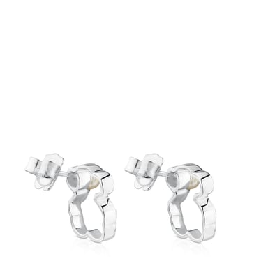 PENDIENTES PLATA 1 LEY 14MM PERLA CULT. - 4