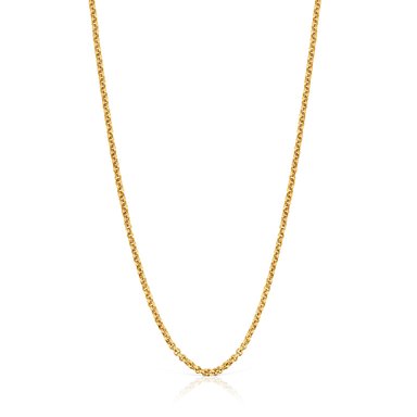 GARGANTILLA PLATA 1 LEY BA O ORO 50CM