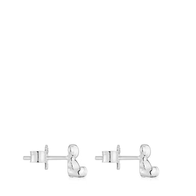 PENDIENTES TOUS 1ª BOLD BEAR PLATA LEY - 2