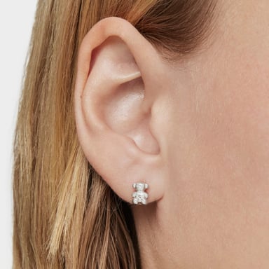 PENDIENTES TOUS 1ª BOLD BEAR PLATA LEY - 6