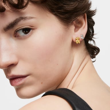 PENDIENTES TOUS 1ª BAÑO ORO BOLD BEAR PLATA LEY - 5