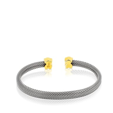 PULSERA TOUS MALLAOSOS1 LEY N17 ACERO - 2