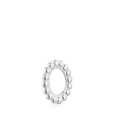 COLGANTE TOUS ANILLA OVAL1ª BOLAS 2,5MMX9MM PLATA LEY - 2