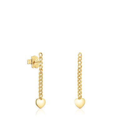 PENDIENTES TOUS 1ª BAÑO ORO CADENA PLATA LEY - 1