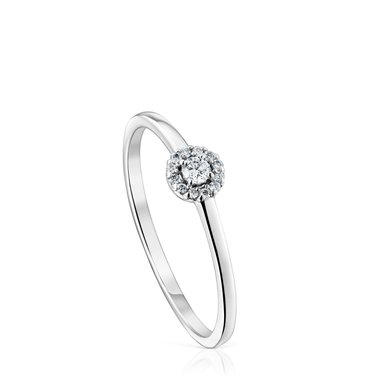 ANILLO TOUS SOLITARIO ORO 1ªLEY 0,09CT H/SI DIAM N12 - 1
