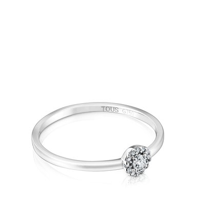 ANILLO TOUS SOLITARIO ORO 1ªLEY 0,09CT H/SI DIAM N12 - 2
