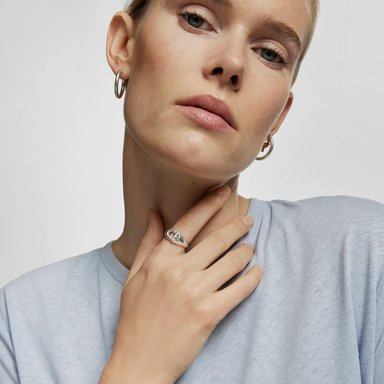 ANILLO TOUS SELLO PLATA 1 LEY N14T - 4