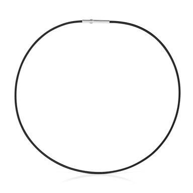 GARGANTILLA TOUS ACERO MESH 2MM NEGRO 42CM