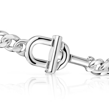 PULSERA TOUS PLATA 1 LEY 17.5CM - 3