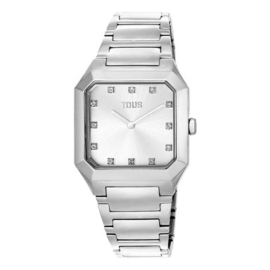 RELOJ TOUS MUJER ACERO BRAZLETE SQUARE