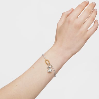 PULSERA TOUS PLATA 1ªLEY BAÑO ORO OVAL BICOL - 7