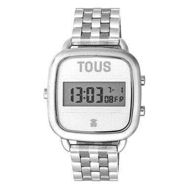 RELOJ TOUS MUJER DIGITAL ACERO BRAZALETE LOGO