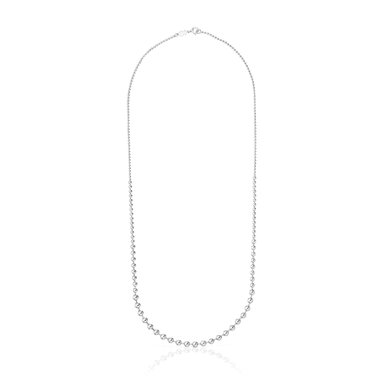 GARGANTILLA TOUS PLATA 1ªLEY BOLAS 65CM - 2