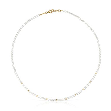 GARGANTILLA TOUS ACERO PLATA1ªLEY BAÑO ORO