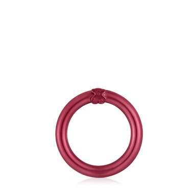 COLGANTE TOUS ANILLA PLATA 1ªLEY ACABADO FRESA 20MM