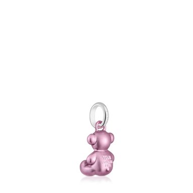 COLG. ACERO/PLATA 1ªLEY ROSA CLARO 11MM - 3