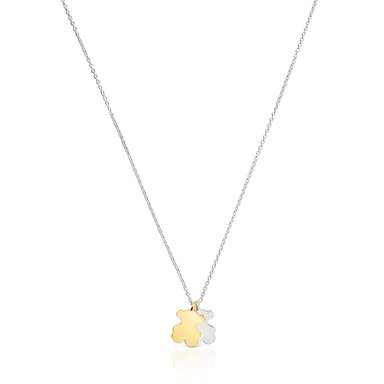 GARGANTILLA TOUS PLATA 1ªLEY BAÑO ORO BICOLOR