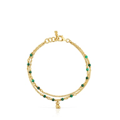 PULSERA PLATA 1 LEY BA O ORO MALAQUITA - 2