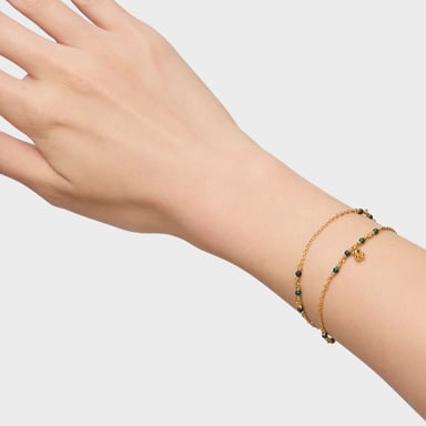 PULSERA PLATA 1 LEY BA O ORO MALAQUITA - 6