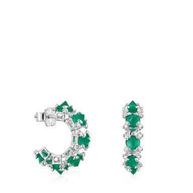 CRIOLLA TOUS PLATA 1ª LEY CALCEDONIA VERDE 9MM