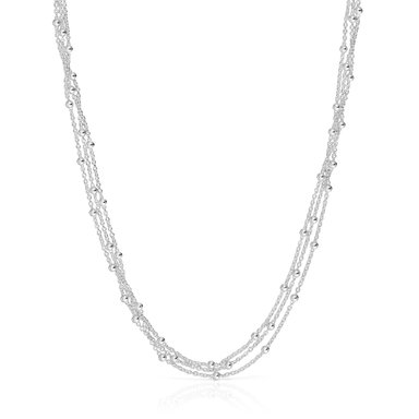 GARGANTILLA TOUS PLATA 1ªLEY 3 TIRAS 45CM