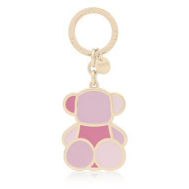 LLAVERO TOUS BEAR FACETED ROSA