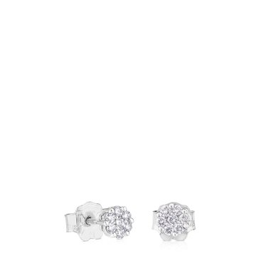 PENDIENTES ORO 1 LEY 0.18CT H/SI DIAMAN.