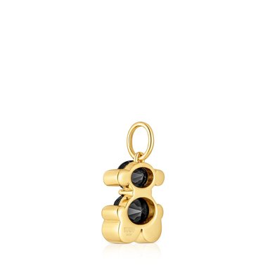 COLGANTE PLATA 1ªLEY BAÑO ORO ONIX OSO - 2