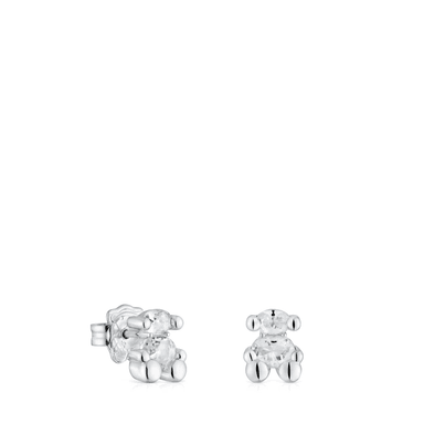 PENDIENTES TOUS PLATA 1ª LEY OSO ROCK CRYSTAL