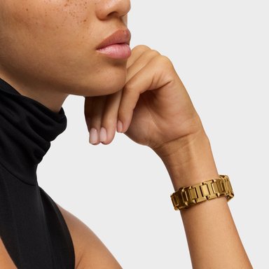 RELOJ ACERO IP DORADO BRAZALETE - 6