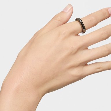 ARO TOUS 1ªLEY BAÑO RUTENIO ABIERTO 4MM PLATA