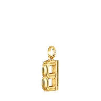 COLGANTE PLATA 1ªLEY BAÑO ORO B - 3