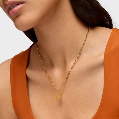 COLGANTE TOUS PLATA 1ªLEY BAÑO ORO OSO 12MM