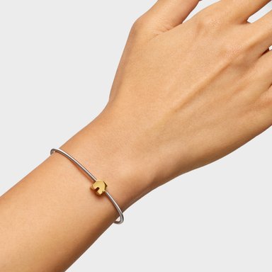 COLGANTE PLATA 1ªLEY BAÑO ORO CASA 7MM